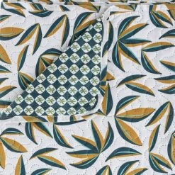 ATMOSPHERA, CRÉATEUR D'INTÉRIEUR Dessus De Lit Imprimé Tilla 220x240 Cm - Bleu -Plaid et couverture Soldes 25670150 3