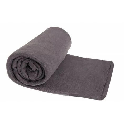 RIDEAUDISCOUNT Plaid, Fouta, Jeté De Lit 120 X 150 Cm Polaire Uni Brun - Brun 3 RIDEAUDISCOUNT Plaid, Fouta, Jeté De Lit 120 X 150 Cm Polaire Uni Brun - Brun