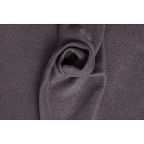 RIDEAUDISCOUNT Plaid, Fouta, Jeté De Lit 120 X 150 Cm Polaire Uni Brun - Brun 4 RIDEAUDISCOUNT Plaid, Fouta, Jeté De Lit 120 X 150 Cm Polaire Uni Brun - Brun – Image 2