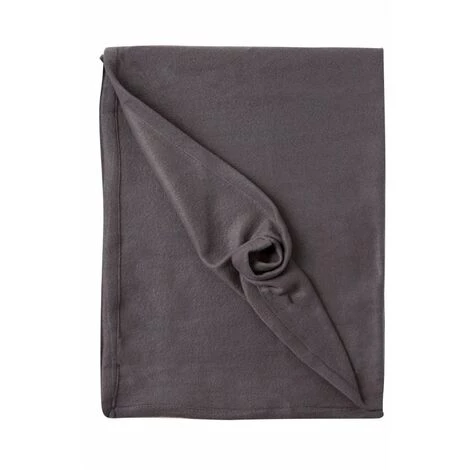 RIDEAUDISCOUNT Plaid, Fouta, Jeté De Lit 120 X 150 Cm Polaire Uni Brun - Brun 7 RIDEAUDISCOUNT Plaid, Fouta, Jeté De Lit 120 X 150 Cm Polaire Uni Brun - Brun – Image 5