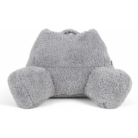 ICON™ Icon Coussin Soutien En Sherpa - Gris Clair 3 ICON™ Icon Coussin Soutien En Sherpa - Gris Clair