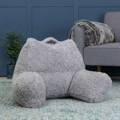 ICON™ Icon Coussin Soutien En Sherpa - Gris Clair 8 ICON™ Icon Coussin Soutien En Sherpa - Gris Clair -Plaid et couverture Soldes 26364788 3