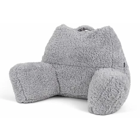 ICON™ Icon Coussin Soutien En Sherpa - Gris Clair 6 ICON™ Icon Coussin Soutien En Sherpa - Gris Clair – Image 4