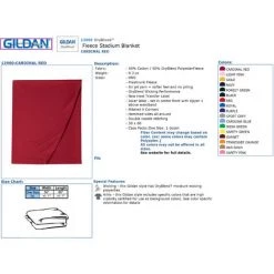 GILDAN PLAID MOLLETON DRYBLEND 'One Size Forest Green - Forest Green -Plaid et couverture Soldes 2676862 3