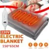 MANTA 150x115cm 220V Couverture électrique Chauffage Chaud Double Corps Couverture Chauffante électrique Couverture Chauffante électrique Tapis Tapis Chauffant -Plaid et couverture Soldes 27107683 1