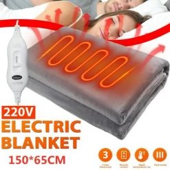 MANTA 150x115cm 220V Couverture électrique Chauffage Chaud Double Corps Couverture Chauffante électrique Couverture Chauffante électrique Tapis Tapis Chauffant