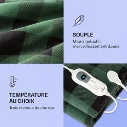 Klarstein Dr. Watson XXL Couverture électrique 3 Niveaux De Puissance Lavable 200x180cm Micro-peluche 9 Klarstein Dr. Watson XXL Couverture électrique 3 Niveaux De Puissance Lavable 200x180cm Micro-peluche -Plaid et couverture Soldes 27547968 3