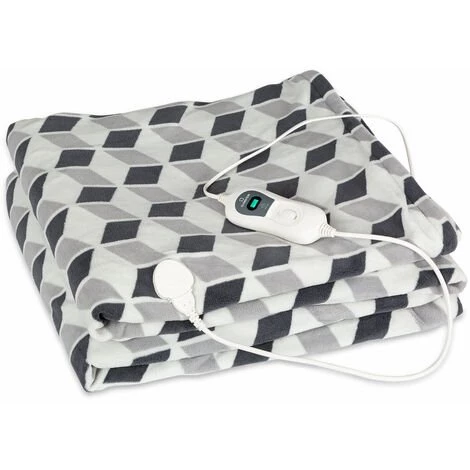 Klarstein Dr. Watson XXL Couverture électrique 3 Niveaux De Puissance Lavable 200x180cm Micro-peluche 3 Klarstein Dr. Watson XXL Couverture électrique 3 Niveaux De Puissance Lavable 200x180cm Micro-peluche