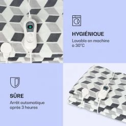 Klarstein Dr. Watson XXL Couverture électrique 3 Niveaux De Puissance Lavable 200x180cm Micro-peluche 10 Klarstein Dr. Watson XXL Couverture électrique 3 Niveaux De Puissance Lavable 200x180cm Micro-peluche -Plaid et couverture Soldes 27595006 4