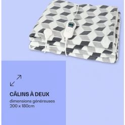 Klarstein Dr. Watson XXL Couverture électrique 3 Niveaux De Puissance Lavable 200x180cm Micro-peluche 11 Klarstein Dr. Watson XXL Couverture électrique 3 Niveaux De Puissance Lavable 200x180cm Micro-peluche -Plaid et couverture Soldes 27595006 5
