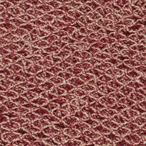 TRUE DEAL Couverture En Coton 125 X 150 Cm Bordeaux 7 TRUE DEAL Couverture En Coton 125 X 150 Cm Bordeaux – Image 5