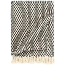 TRUE DEAL Couverture En Coton 220 X 250 Cm Anthracite