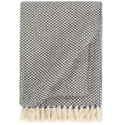 TRUE DEAL Couverture En Coton 125 X 150 Cm Bleu Marine