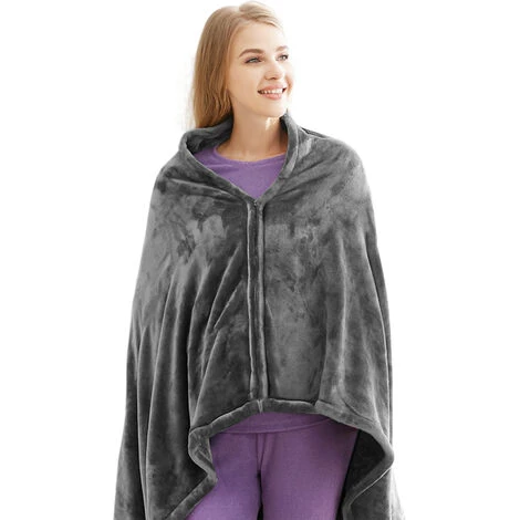 HAPPYSHOP Couverture Chauffante, Polaire Corail, Chaleur, Coussin De Chale Electrique, Trois Niveaux Reglables, Pas De Batterie Externe 3 HAPPYSHOP Couverture Chauffante, Polaire Corail, Chaleur, Coussin De Chale Electrique, Trois Niveaux Reglables, Pas De Batterie Externe