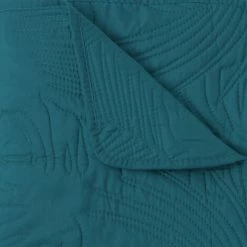 ATMOSPHERA, CRÉATEUR D'INTÉRIEUR Dessus De Lit 240x260 Jung Bleu Canard + 2 Taies - Bleu -Plaid et couverture Soldes 28313943 3