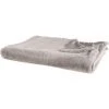 BELIANI Couverture En Polyester Gris 200x150cm - Gris -Plaid et couverture Soldes 28437644 1