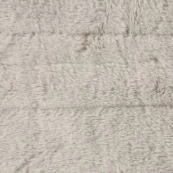 BELIANI Couverture En Polyester Beige 200x150cm - Beige -Plaid et couverture Soldes 28437649 4