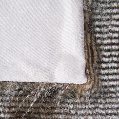 BELIANI Couverture En Acrylique Marron 200x150cm - Marron 7 BELIANI Couverture En Acrylique Marron 200x150cm - Marron – Image 5