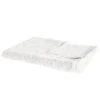 BELIANI Couverture En Acrylique Blanc 200x150cm - Blanc -Plaid et couverture Soldes 28546218 1