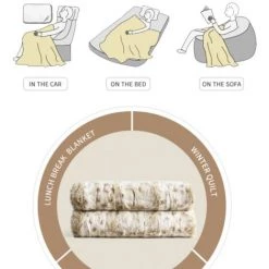 Triomphe Couverture Plaid Canape Couverture-Douce Et Confortable épaisse 130x160cm -Facile à Entretenir(pas Une Couverture Chauffante -Plaid et couverture Soldes 28617063 3