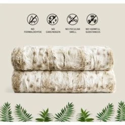 Triomphe Couverture Plaid Canape Couverture-Douce Et Confortable épaisse 130x160cm -Facile à Entretenir(pas Une Couverture Chauffante -Plaid et couverture Soldes 28617063 5