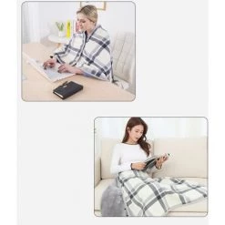 Triomphe Couverture Plaid Canape Couverture-Douce Et Confortable épaisse 80x130cm -Facile à Entretenir，C(pas Une Couverture Chauffante) -Plaid et couverture Soldes 28617205 3