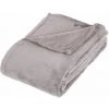 ATMOSPHERA Plaid En Microfibre - 125 X 150 Cm - 125 X 150 - Gris -Plaid et couverture Soldes 28769476 1