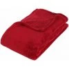 ATMOSPHERA Plaid En Microfibre - 125 X 150 Cm - 125 X 150 - Rouge -Plaid et couverture Soldes 28771889 1