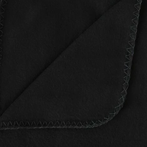 ATMOSPHERA Plaid Polaire - 125 X 150 Cm - 125 X 150 - Noir 4 ATMOSPHERA Plaid Polaire - 125 X 150 Cm - 125 X 150 - Noir – Image 2