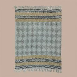 Couverture Plaid En Coton Karelis SKLUM Coton - Multicolor