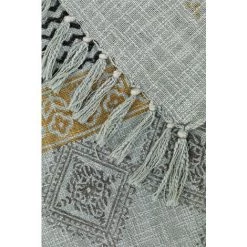 Couverture Plaid En Coton Karelis SKLUM Coton - Multicolor -Plaid et couverture Soldes 28995735 4