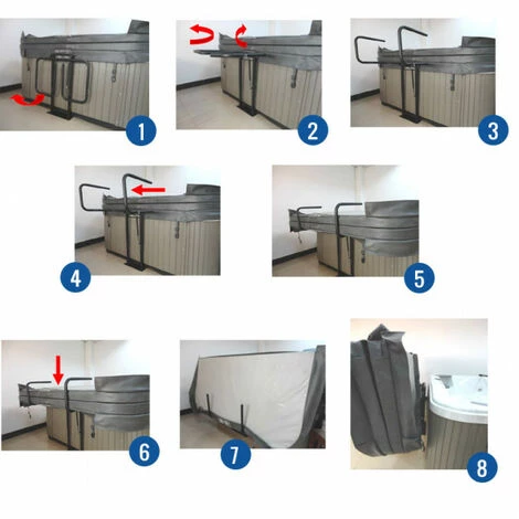 COVERPLATE Lève Couverture Pour Spa TS-T03 4 COVERPLATE Lève Couverture Pour Spa TS-T03 – Image 2