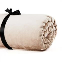 ESTEXO Couverture Douillette Couverture De Jour Couverture En Flanelle 150 X 200 Cm Taupe 8 ESTEXO Couverture Douillette Couverture De Jour Couverture En Flanelle 150 X 200 Cm Taupe -Plaid et couverture Soldes 29541462 3