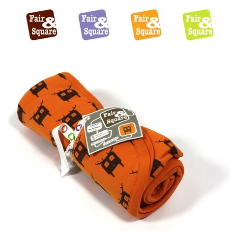 FAIR & SQUARE Couverture De Lit Enfant Couverture Bébé Couverture Douillette Bio équitable Motif De L´élan 3 FAIR & SQUARE Couverture De Lit Enfant Couverture Bébé Couverture Douillette Bio équitable Motif De L´élan