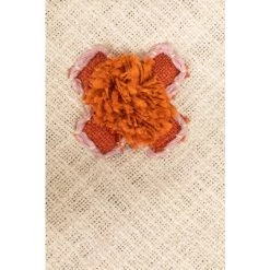 Couverture Plaid En Coton Pom SKLUM Coton - Beige Lin -Plaid et couverture Soldes 29816348 4