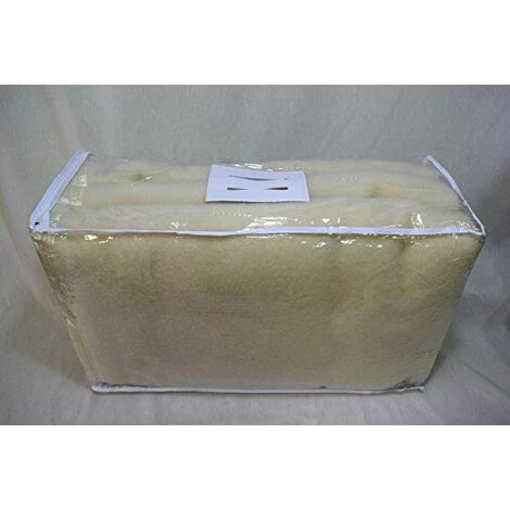 Comptoir Du Linge CMER26 MERINOS Couverture Laine Ivoire/Naturel 260 X 240 Cm 5 Comptoir Du Linge CMER26 MERINOS Couverture Laine Ivoire/Naturel 260 X 240 Cm – Image 3