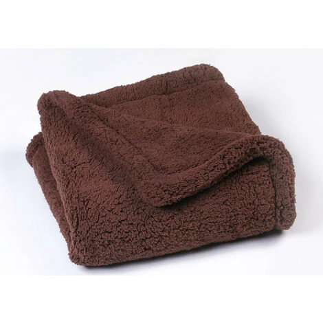 Perle Rare Couverture Pour Chien En Polaire, Couverture Pour Animaux De Compagnie Douce Lavable, Couverture Pour Chat, Coussin Pour Chiot, Lit Pour Animal De Compagnie (couleur Café, 100 * 80CM) 3 Perle Rare Couverture Pour Chien En Polaire, Couverture Pour Animaux De Compagnie Douce Lavable, Couverture Pour Chat, Coussin Pour Chiot, Lit Pour Animal De Compagnie (couleur Café, 100 * 80CM)