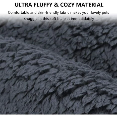 Perle Rare Couverture Pour Chien En Polaire, Couverture Pour Animaux De Compagnie Douce Lavable, Couverture Pour Chat, Coussin Pour Chiot, Lit Pour Animal De Compagnie (couleur Café, 100 * 80CM) 5 Perle Rare Couverture Pour Chien En Polaire, Couverture Pour Animaux De Compagnie Douce Lavable, Couverture Pour Chat, Coussin Pour Chiot, Lit Pour Animal De Compagnie (couleur Café, 100 * 80CM) – Image 3