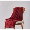 Perle Rare Couverture Couverture De Couverture à Carreaux Couverture De Sieste (rouge 150 * 200 -Plaid et couverture Soldes 29868513 1