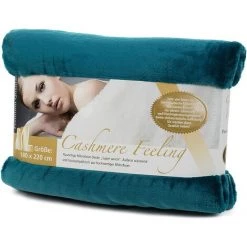 GÖZZE Gözze Cashmere Feeling Couverture, Polyester, Pétrole, 180 X 220 Cm 8 GÖZZE Gözze Cashmere Feeling Couverture, Polyester, Pétrole, 180 X 220 Cm -Plaid et couverture Soldes 29912535 3