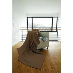 Biederlack 693648 Couverture, Matériau Synthétique, Marron, Simple, 49 x 37 x 1 cm -Plaid et couverture Soldes 29955773 4