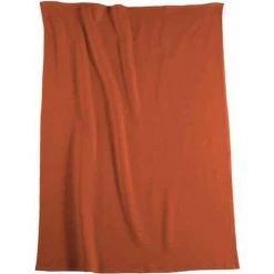 Bocasa By Biederlack - 66338 - Couverture Cotton Pure - Env. 150 X 200 Cm - 100 Coton - Terracotta Import Allemagne