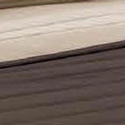 ELEGANT Italian Bed Linen Couvre-lit D'été 170 X 270 Cm Marron/crème