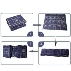 Betterlife Coussin De Couverture De Canapé De Couverture De Couette Multifonctionnelle De Couette D'oreiller Deux-en-un== -Plaid et couverture Soldes 30050411 5