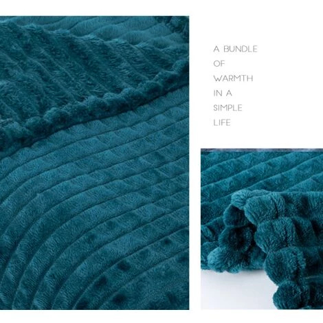 Betterlife Couverture De Couverture De Sieste Couverture De Couverture à Carreaux (vert 150 * 200= 4 Betterlife Couverture De Couverture De Sieste Couverture De Couverture à Carreaux (vert 150 * 200= – Image 2