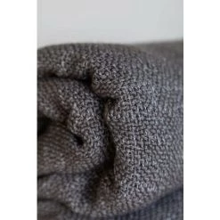 Couverture Plaid Bety SKLUM Acrylique - Gris -Plaid et couverture Soldes 30079011 3