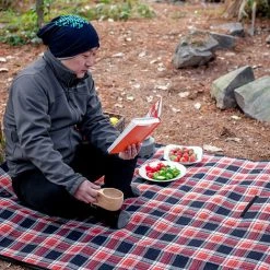 CAMPOUT Tapis De Pique-Nique De Camping, Tapis Resistant A L'Humidite, Tapis D'Herbe Portable, 33 * 20 Cm -Plaid et couverture Soldes 30197178 3