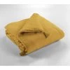 ACTOME Édredon 150x150 Cm Gaze De Coton Safran - Jaune -Plaid et couverture Soldes 30336087 1