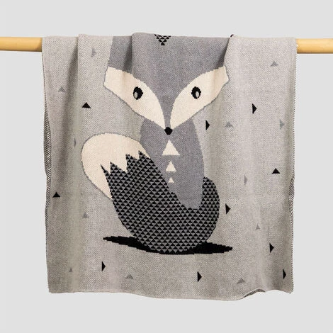 Couverture En Coton Parck Kids SKLUM Coton - Gris Clair 3 Couverture En Coton Parck Kids SKLUM Coton - Gris Clair