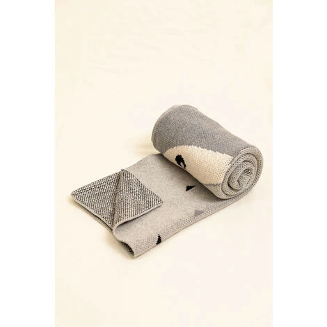 Couverture En Coton Parck Kids SKLUM Coton - Gris Clair 6 Couverture En Coton Parck Kids SKLUM Coton - Gris Clair – Image 4